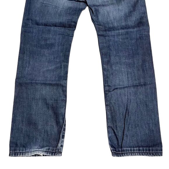 7FAM 7 for All Mankind Slimmy Ankle Dark Wash Jeans 101 - Picture 6 of 8